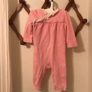 Ralph Lauren Pink Body Suit 6month gently worn